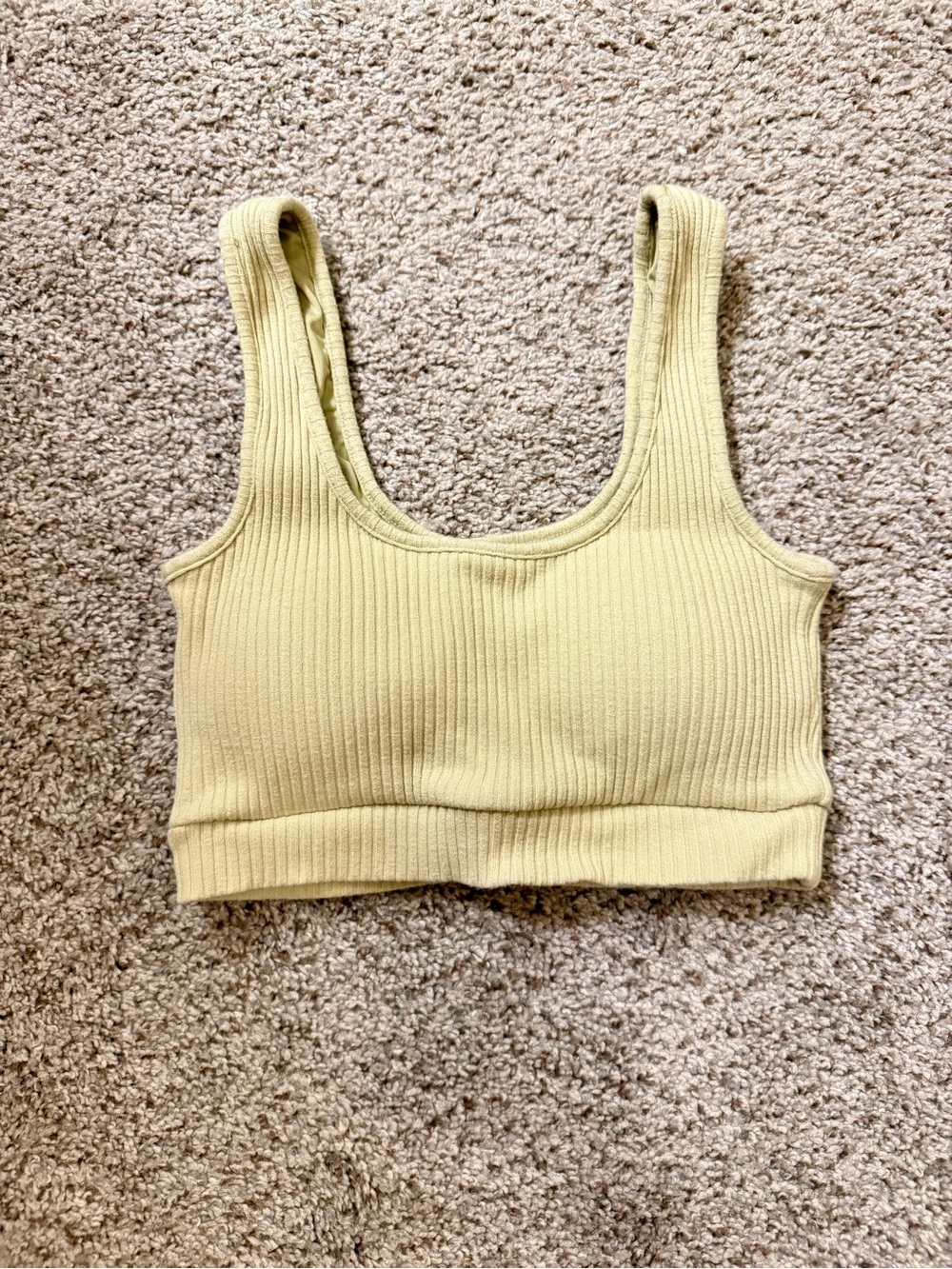 Ribbed sports bra